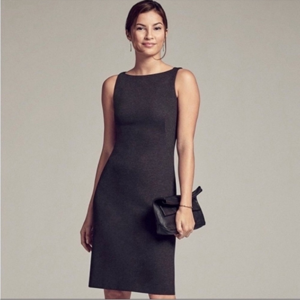 MM Lafleur The Lydia Twisted Strap Ponte Sheath Dress 
size 6 - Picture 9 of 11